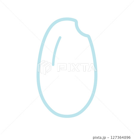 白米の粒のイラスト 白米の粒のイラスト 127364896