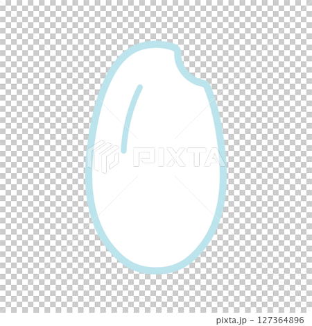 白米の粒のイラスト 白米の粒のイラスト 127364896