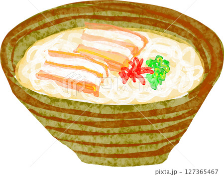 ソーキそば 沖縄そばのイラスト ソーキそば 沖縄そばのイラスト 127365467