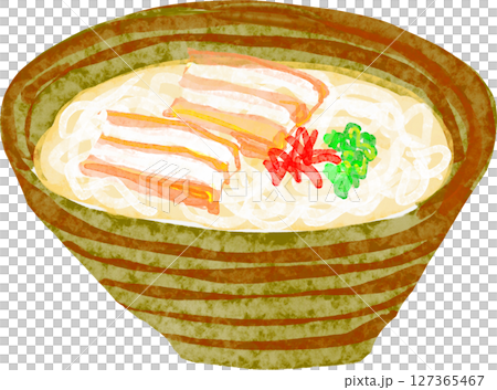 ソーキそば 沖縄そばのイラスト ソーキそば 沖縄そばのイラスト 127365467