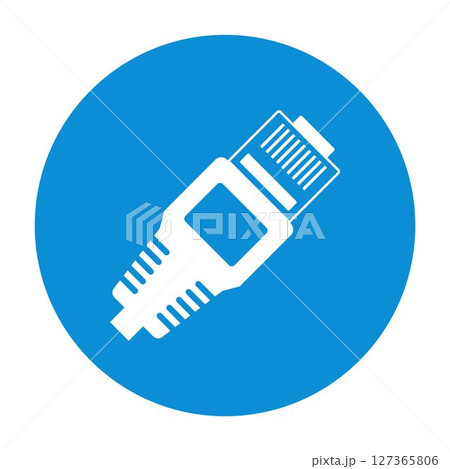 Computer port icon design 127365806