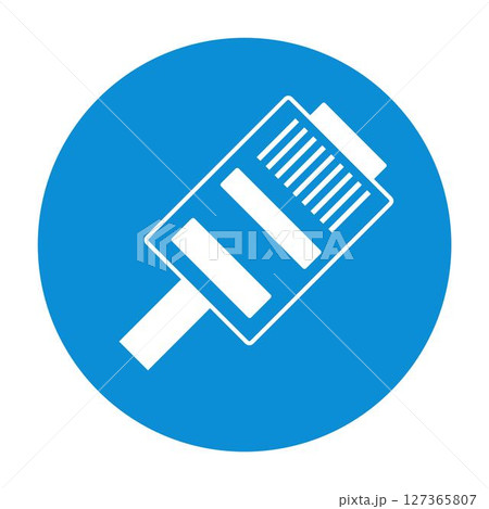 Computer port icon design 127365807