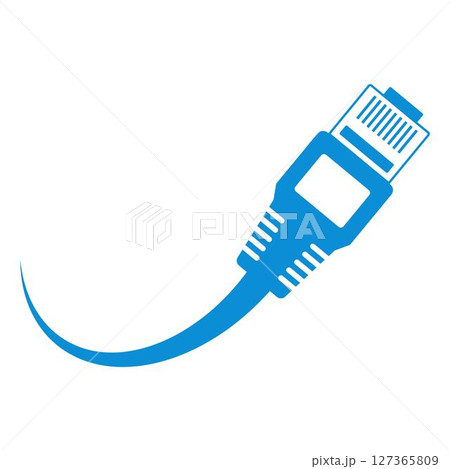 Computer port icon design 127365809