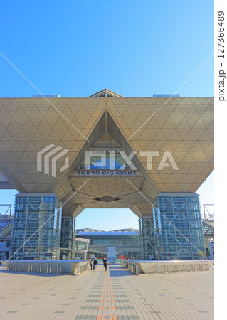 東京都江東区、東京ビッグサイトの風景 東京都江東区、東京ビッグサイトの風景 127366489