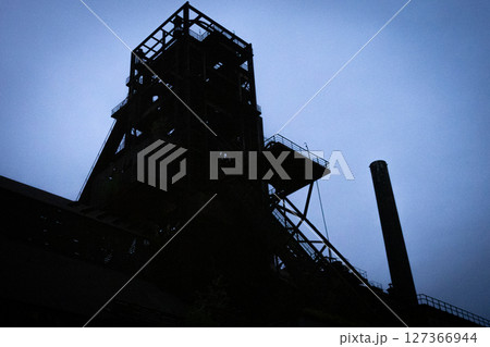 Dolni Vitkovice at dusk. DOV. Industrial Complex in Ostrava. Czech Republic. 127366944