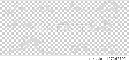 山剪影圖形素材插圖 127367505