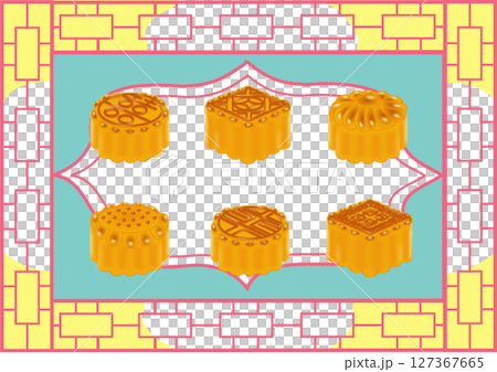 月餅六種類 月餅六種類 127367665