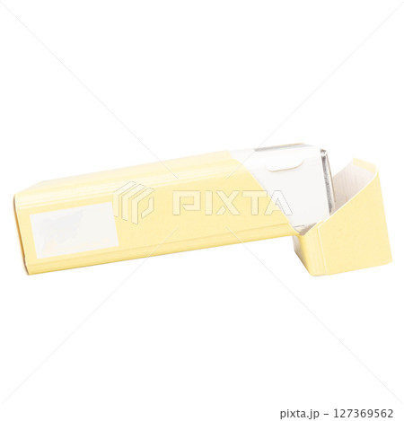 cigarette box on white background product cigarette box on white background product 127369562