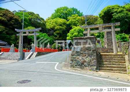 牽牛神社 織女神社 蛭子神社 宗像大社中津宮 鳥居 牽牛神社 織女神社 蛭子神社 宗像大社中津宮 鳥居 127369973