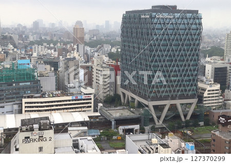 JR池袋駅メトロポリタン口:遠景俯瞰(東京都豊島区) JR池袋駅メトロポリタン口:遠景俯瞰(東京都豊島区) 127370299