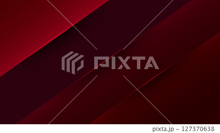高級感のあるレッドグラフィック背景素材 127370638