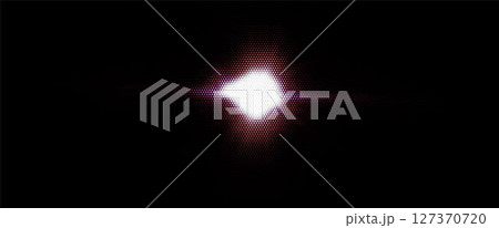 Mosaic image of light source from hexagons. Honeycomb structure. Vector illustration. Mosaic image of light source from hexagons. Honeycomb structure. Vector illustration. 127370720