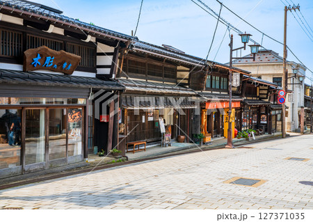 富山県 南砺市 井波の町並み 富山県 南砺市 井波の町並み 127371035