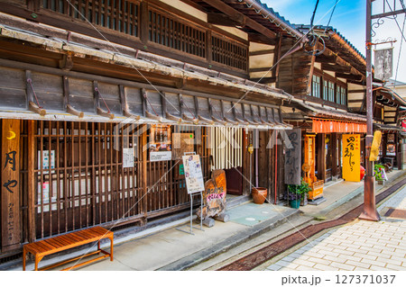 富山県 南砺市 井波の町並み 富山県 南砺市 井波の町並み 127371037