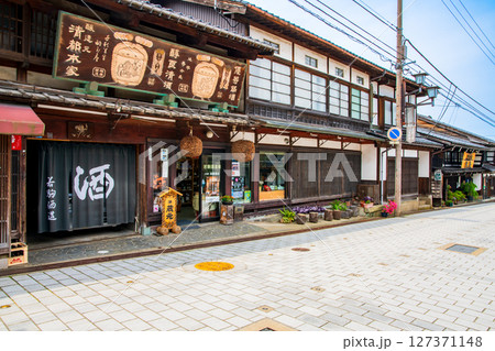 富山県 南砺市 井波の町並み 富山県 南砺市 井波の町並み 127371148