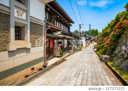 富山県 南砺市 井波の町並み 富山県 南砺市 井波の町並み 127371221