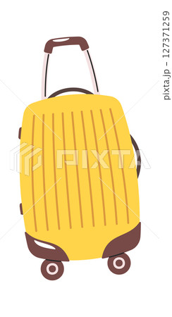 Travel suitcase cartoon bag design 127371259