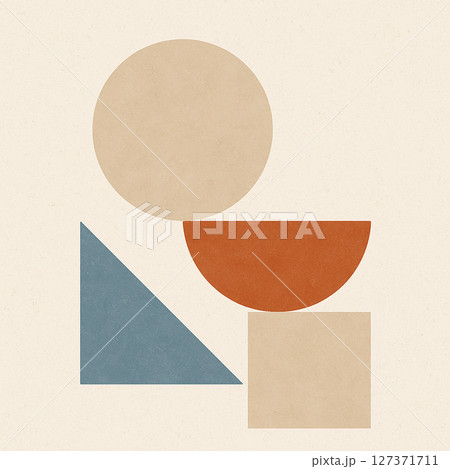 和紙の風合いを感じるイラスト 127371711