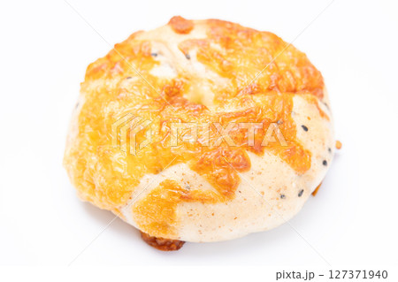 胡麻付きのおいしいチーズベーグル 127371940