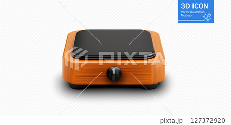 Electric cooking appliance for versatile meal preparation in a modern kitchen setting 127372920