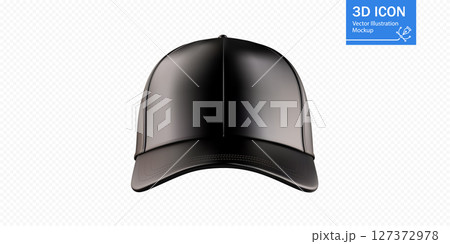 Black cap mockup design with a sleek finish suitable for fashion branding and promotional uses in various settings Black cap mockup design with a sleek finish suitable for fashion branding and promotional uses in various settings 127372978