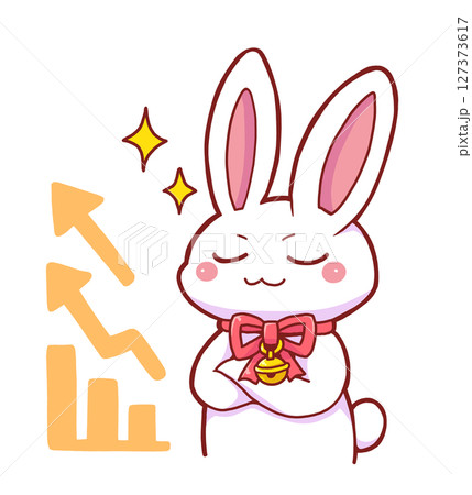 ウサギとグラフ 127373617