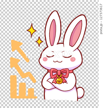ウサギとグラフ 127373617