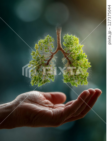 Caring for lung health through nature's green therapy and mindfulness practices 127375044