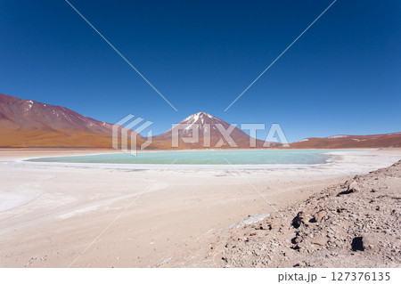 The green Laguna Verde,Bolivia 127376135