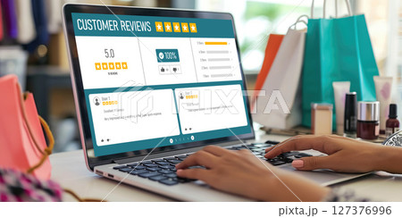Customer experience and review analysis by brisk computer software 127376996
