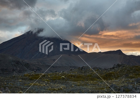 Volcanic Landscape, Tongariro 127378834