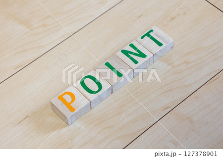 文字ブロック　POINT 127378901