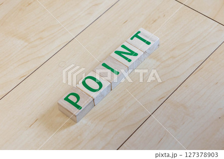 文字ブロック　POINT 127378903