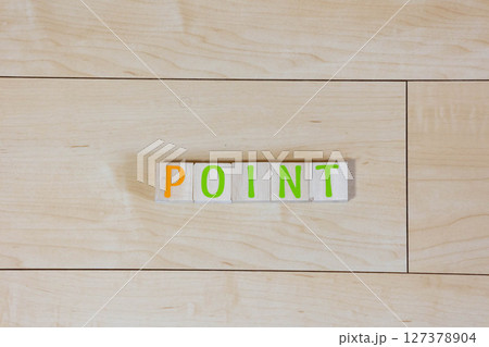 文字ブロック　POINT 127378904