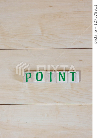 文字ブロック POINT 文字ブロック POINT 127378911