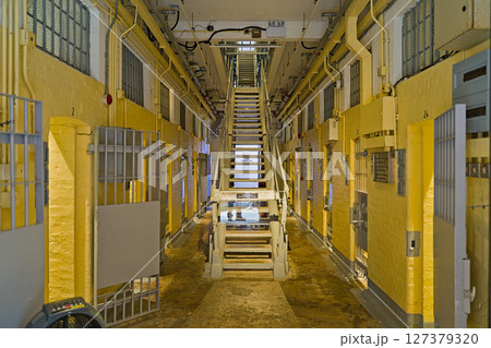 Hong Kong old prison inside 127379320