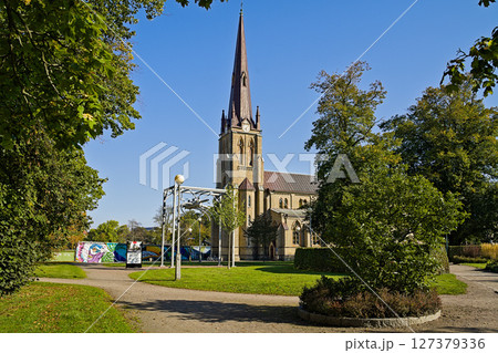 The Haga Church and surrounding park 127379336
