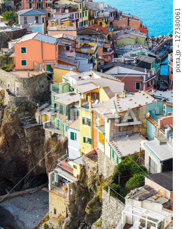 イタリアの世界遺産 チンクエ・テッレ(ヴェルナッツァ) イタリアの世界遺産 チンクエ・テッレ(ヴェルナッツァ) 127380061