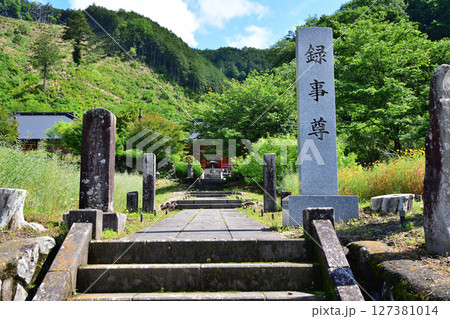 瑠璃光山　常楽寺　参道　鹿沼市　　 127381014