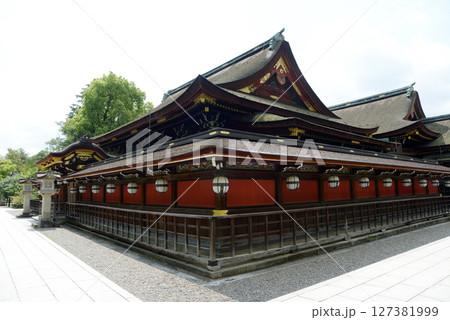 北野天満宮　御本殿と回廊　京都市上京区 127381999