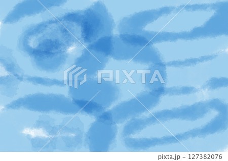 イラスト素材: 水色のグラデーションスライド（斑） 127382076