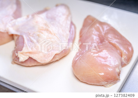 鶏胸肉皮なし 鶏胸肉皮あり 比較 鶏胸肉皮なし 鶏胸肉皮あり 比較 127382409