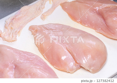 鶏胸肉皮なし 鶏胸肉皮なし 127382412