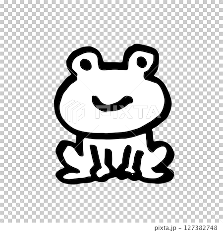 カエル手書きイラスト 127382748