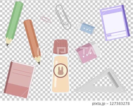 Simple and easy to use♪ Decoration materials for study items 127383278