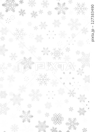 喪中　雪　和柄　背景 127383490