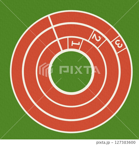 Sport stadium.Running track stadium competition.Vector illustration.	 127383600
