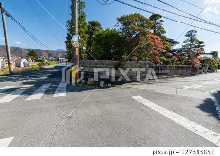 歴史的な古道「塩の道」とその周辺 歴史的な古道「塩の道」とその周辺 127383851