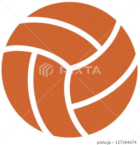 Volleyball icon vector logo template Volleyball icon vector logo template 127384074