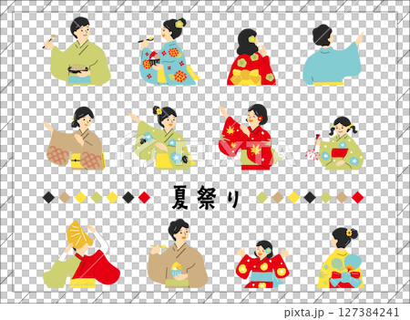 享受夏日祭的人 127384241